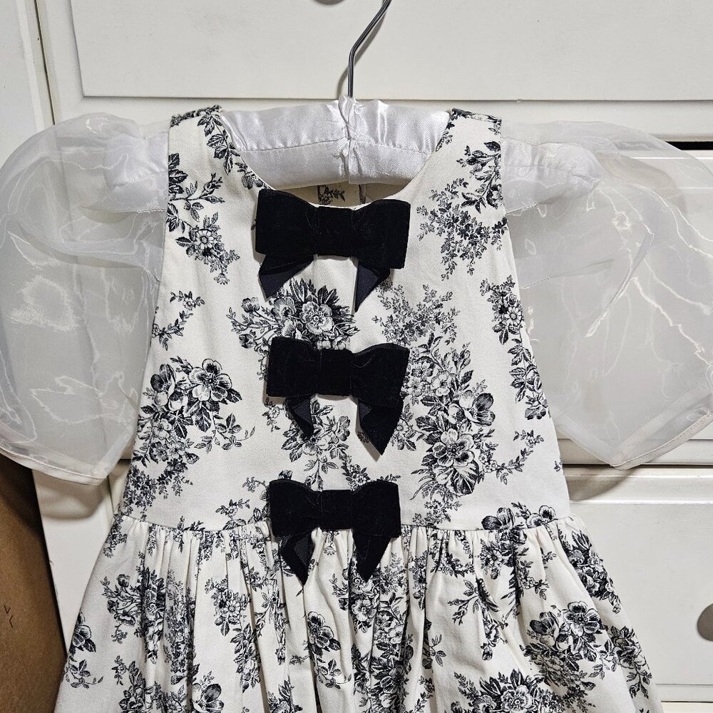 Janie and Jack Girl Puff Sleeve Dress